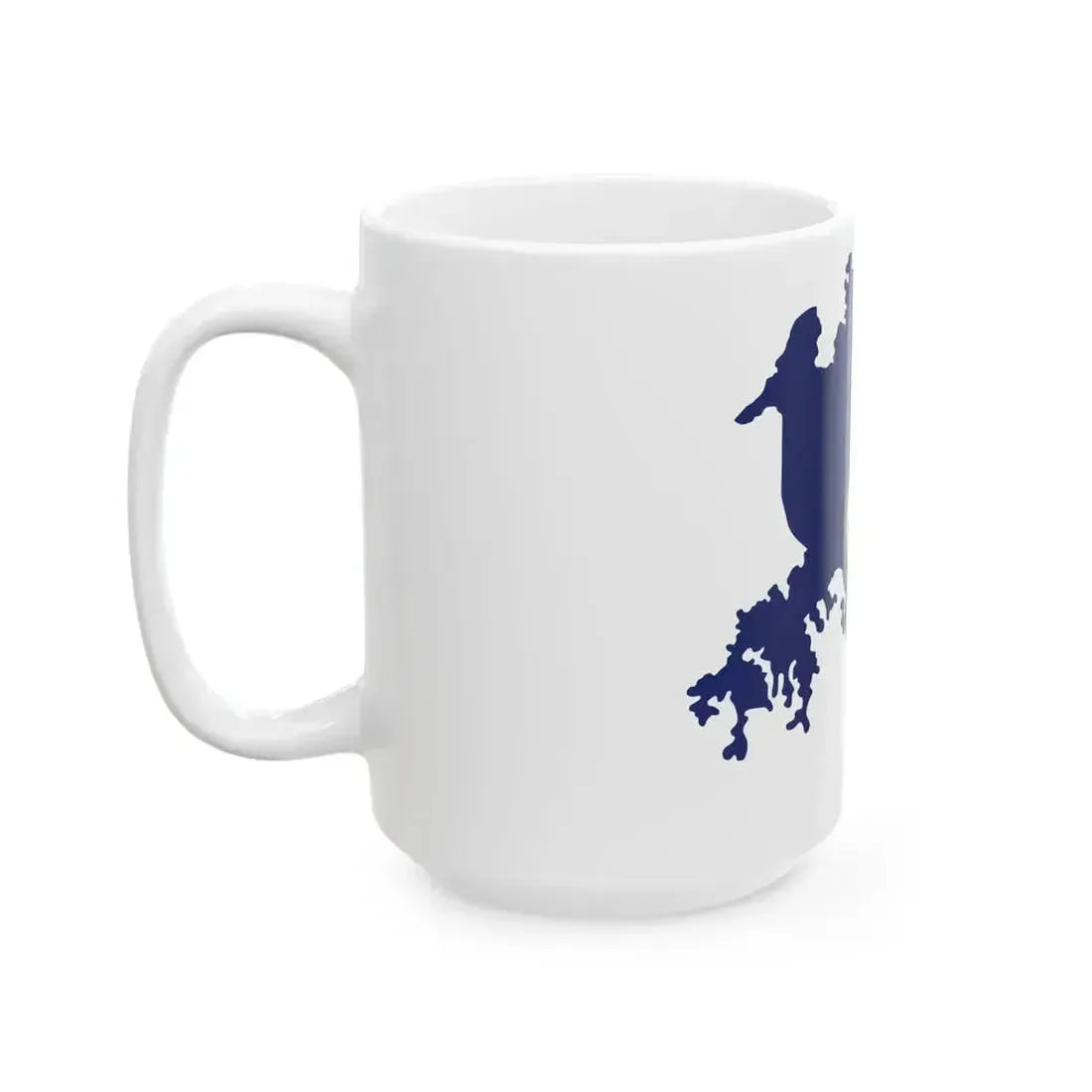 Flag Map of the Panama Canal Zone 1903-1979 (Panama) White Coffee Mug - Go Mug Yourself