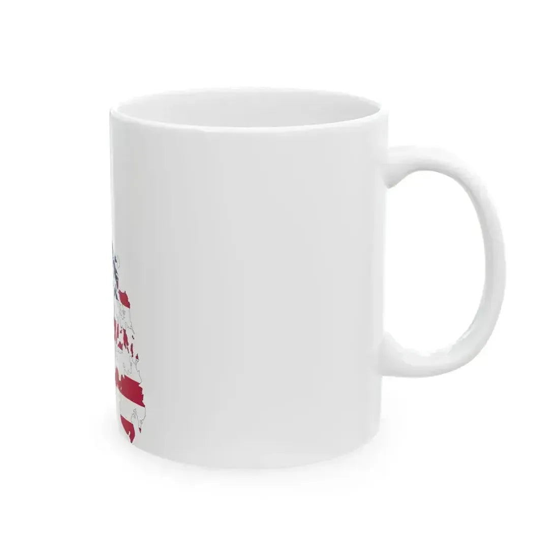 Flag map of the Philippines 1912-1946 (Philippines) White Coffee Mug - Go Mug Yourself