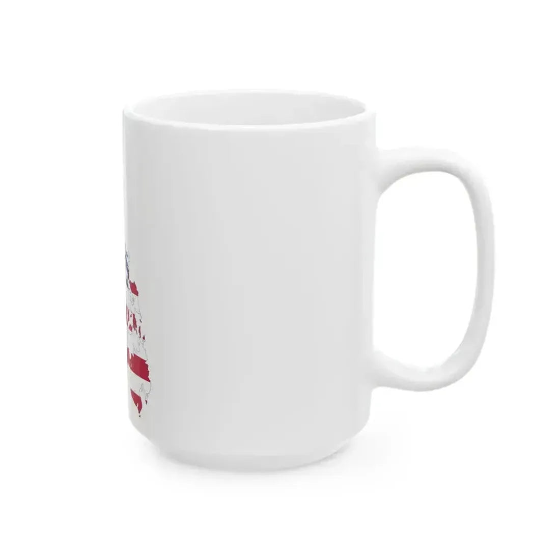 Flag map of the Philippines 1912-1946 (Philippines) White Coffee Mug - Go Mug Yourself