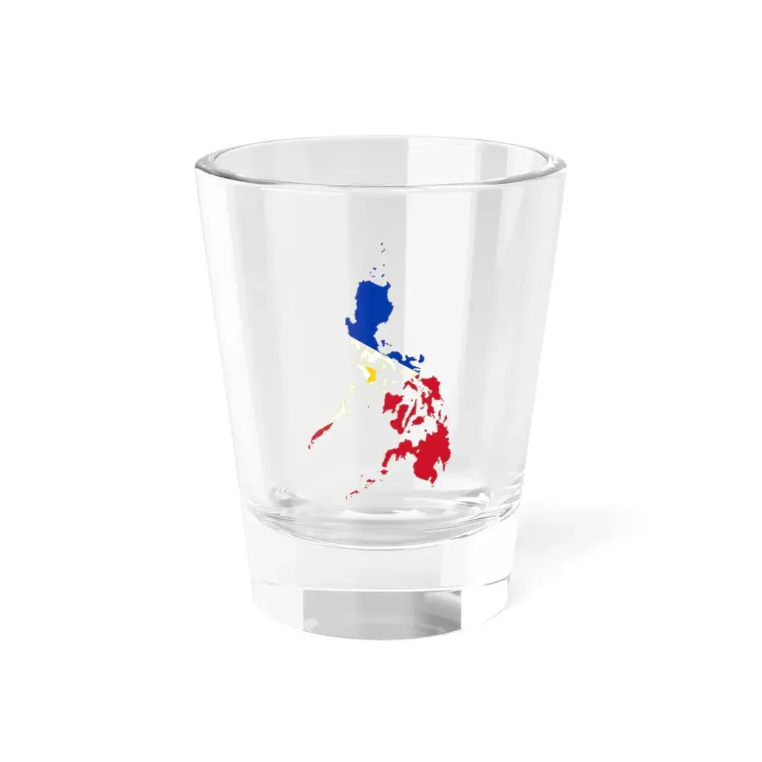 Flag map of the Philippines (Philippines) Shot Glass 1.5oz 1.5oz - Go Mug Yourself