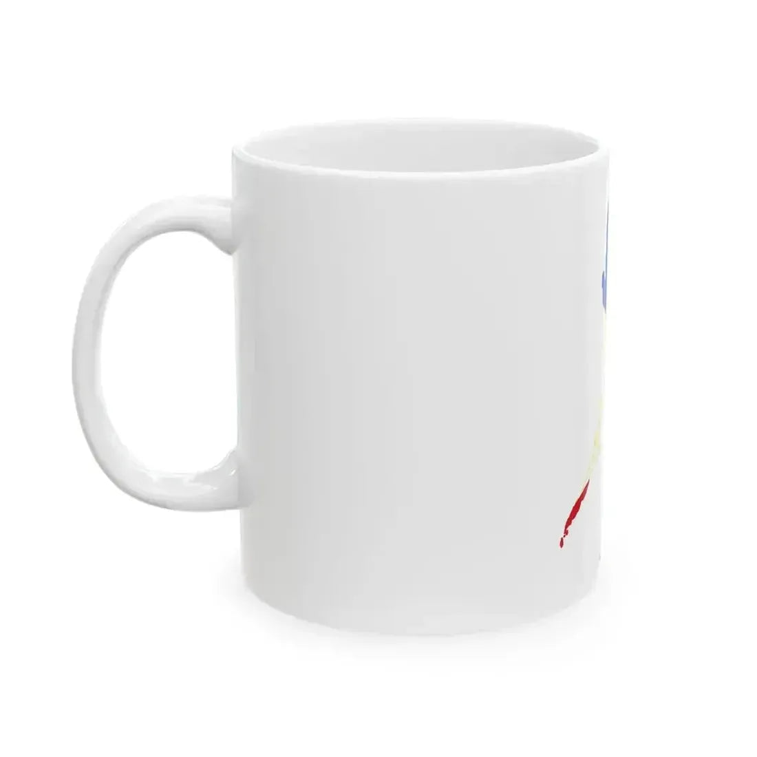 Flag map of the Philippines (Philippines) White Coffee Mug - Go Mug Yourself