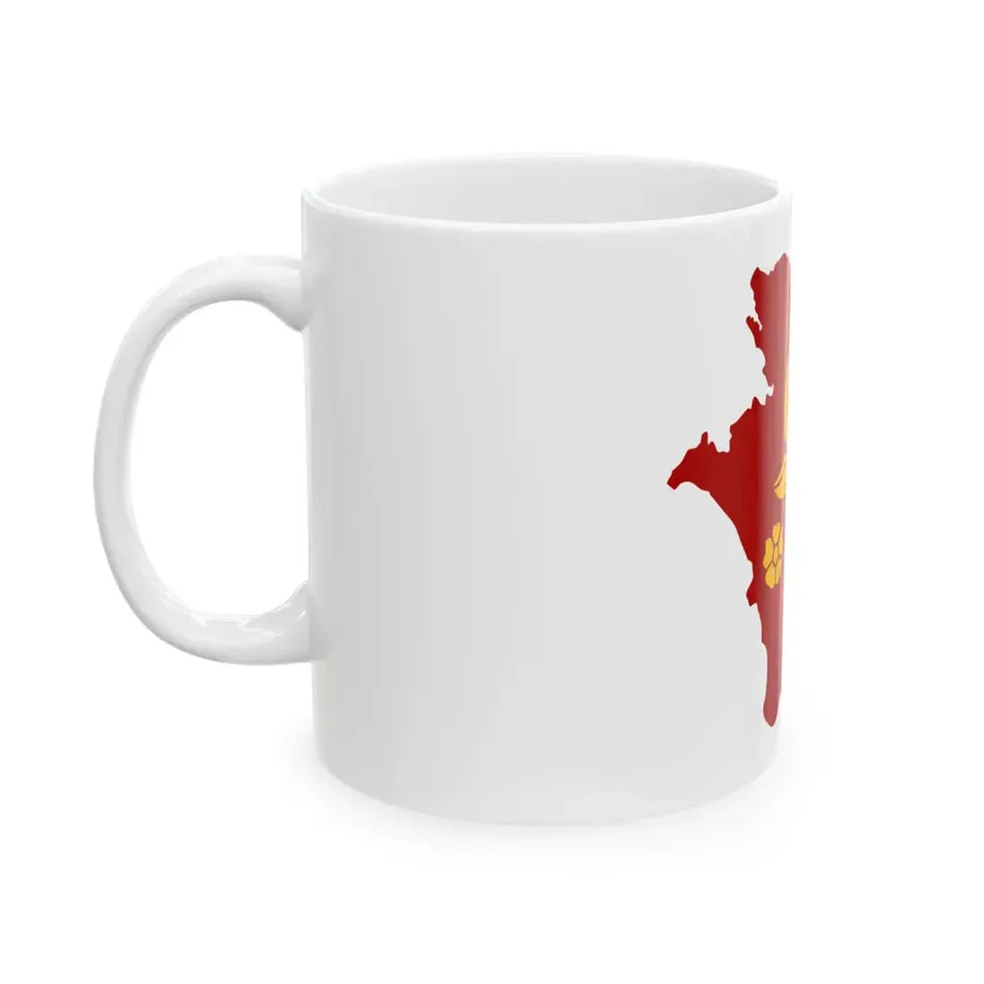 Flag-map of the Principality of Moldavia (Moldova) White Coffee Mug - Go Mug Yourself