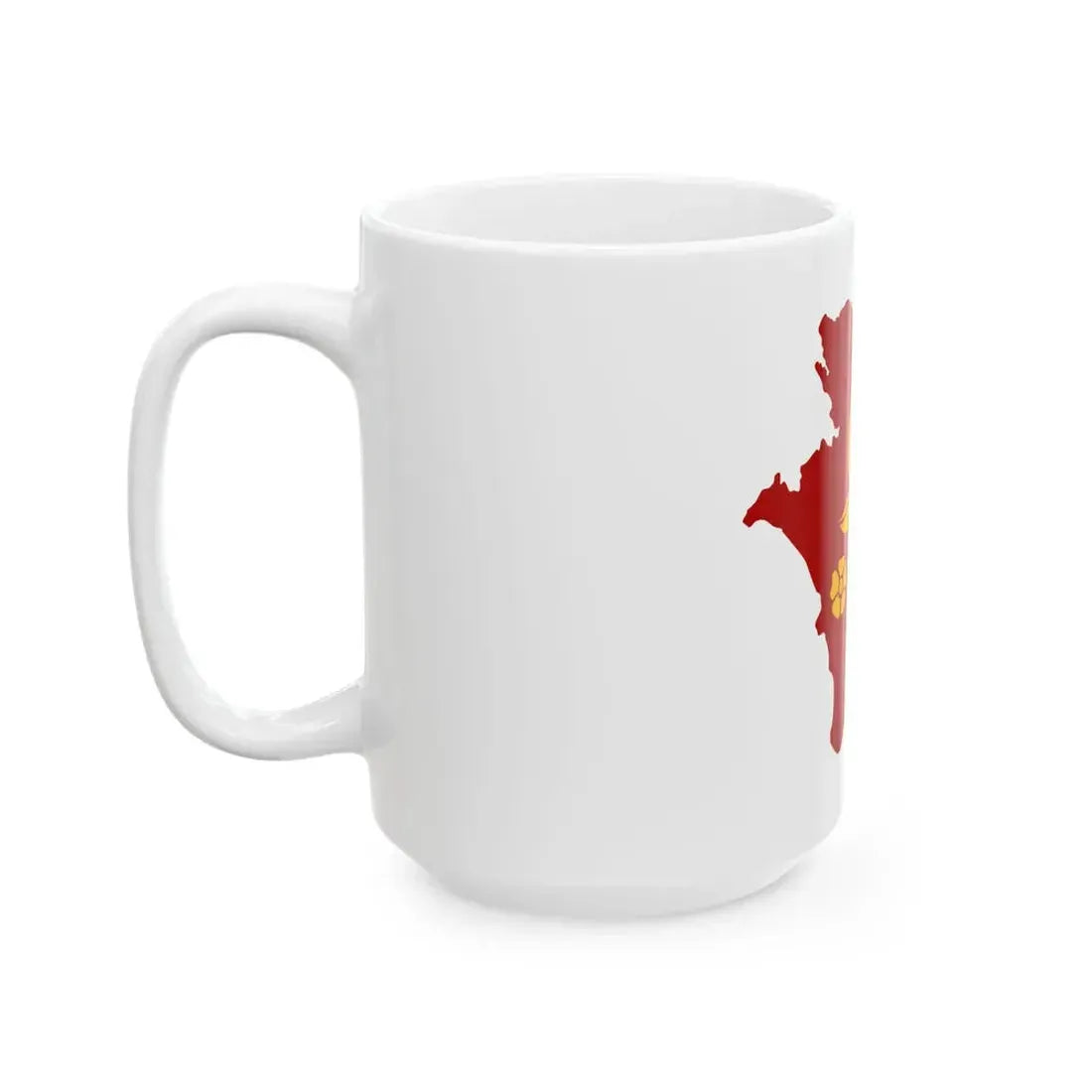 Flag-map of the Principality of Moldavia (Moldova) White Coffee Mug - Go Mug Yourself