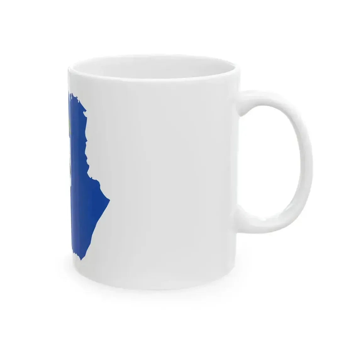 Flag map of the Province of Matera (Italy) White Coffee Mug - Go Mug Yourself