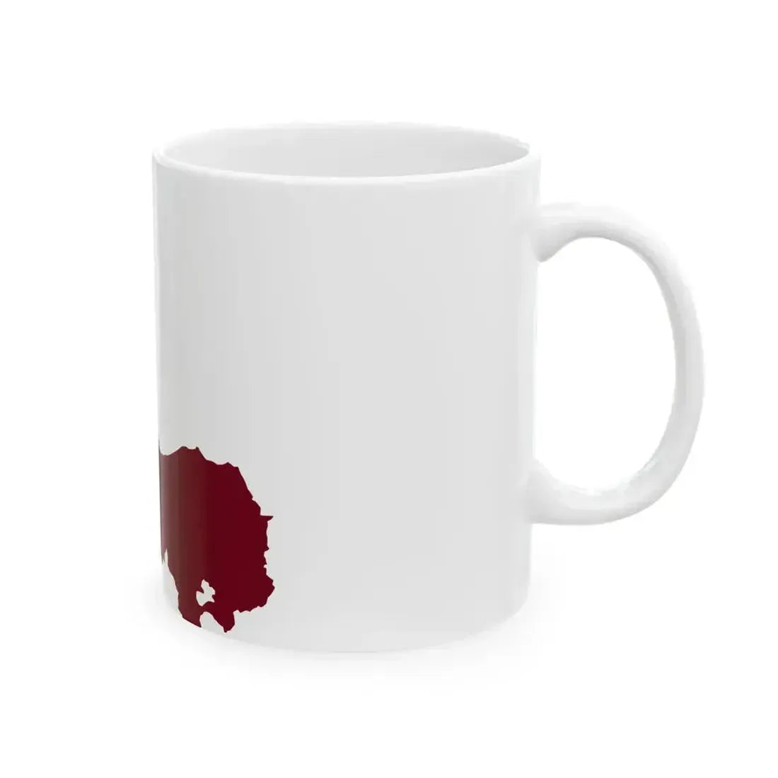 Flag map of the Province of Palermo (Italy) White Coffee Mug - Go Mug Yourself