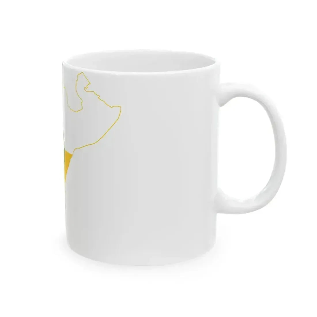 Flag map of the Province of Reggio Calabria (Italy) White Coffee Mug - Go Mug Yourself