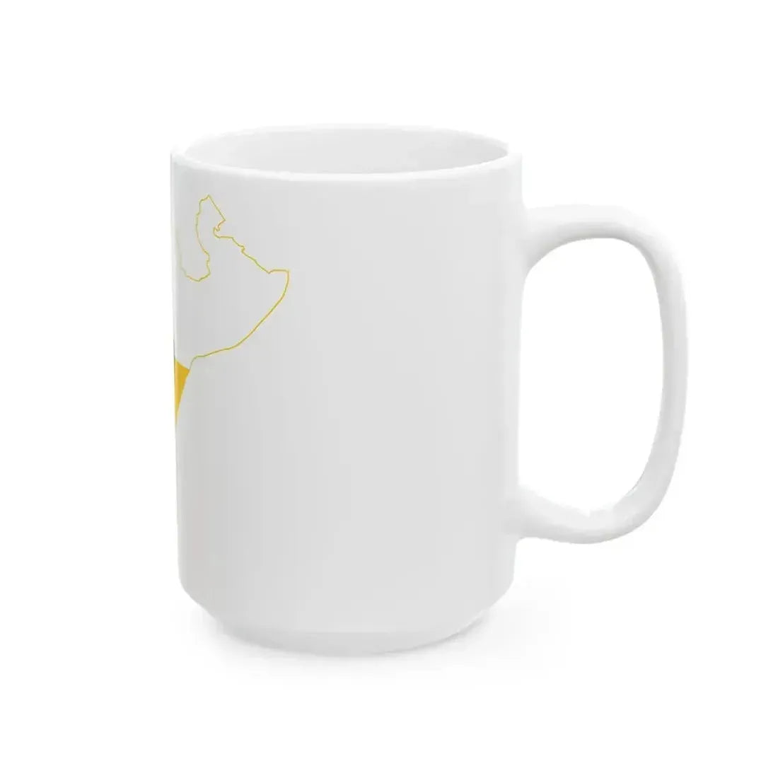 Flag map of the Province of Reggio Calabria (Italy) White Coffee Mug - Go Mug Yourself