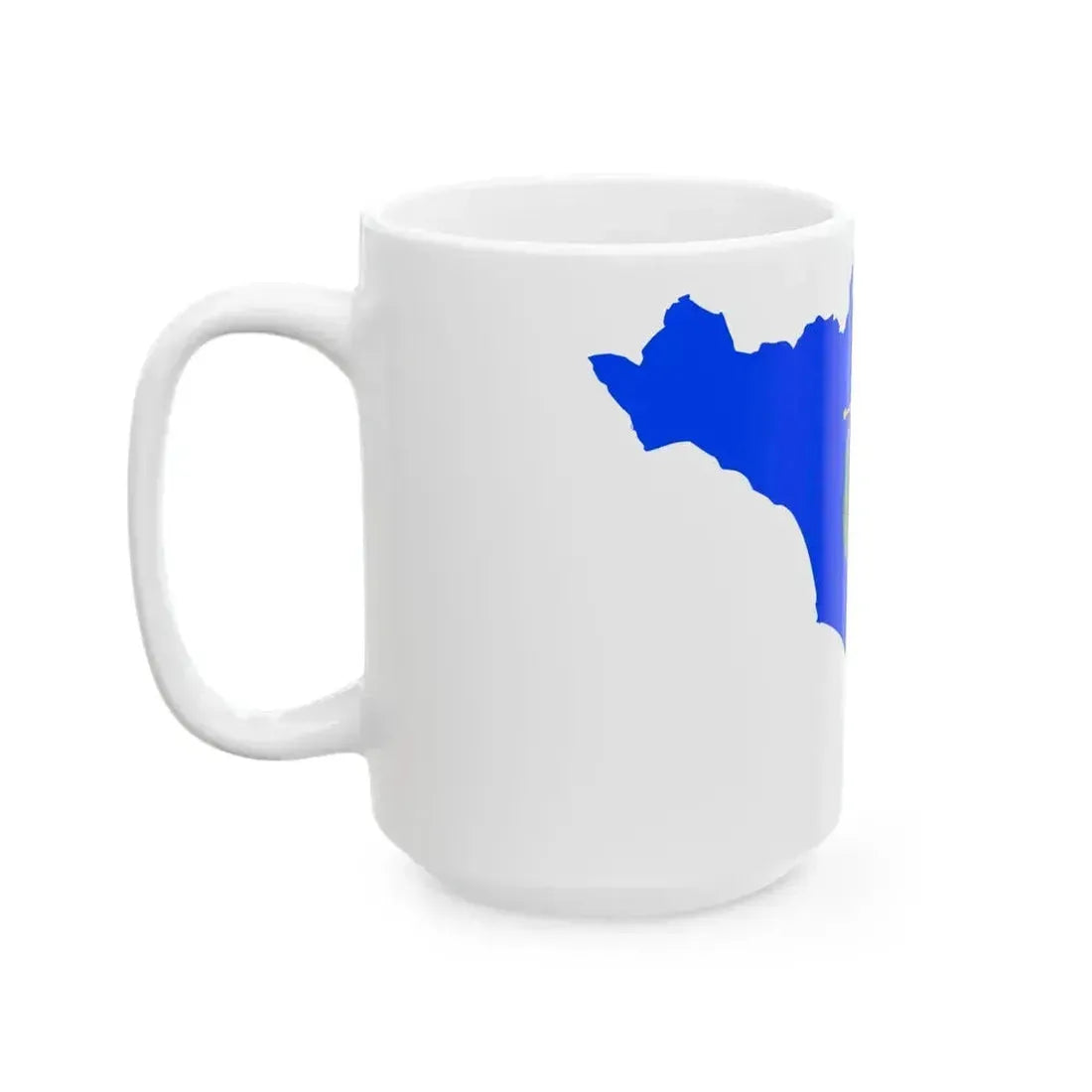 Flag map of the Province of Rome (Italy) White Coffee Mug - Go Mug Yourself