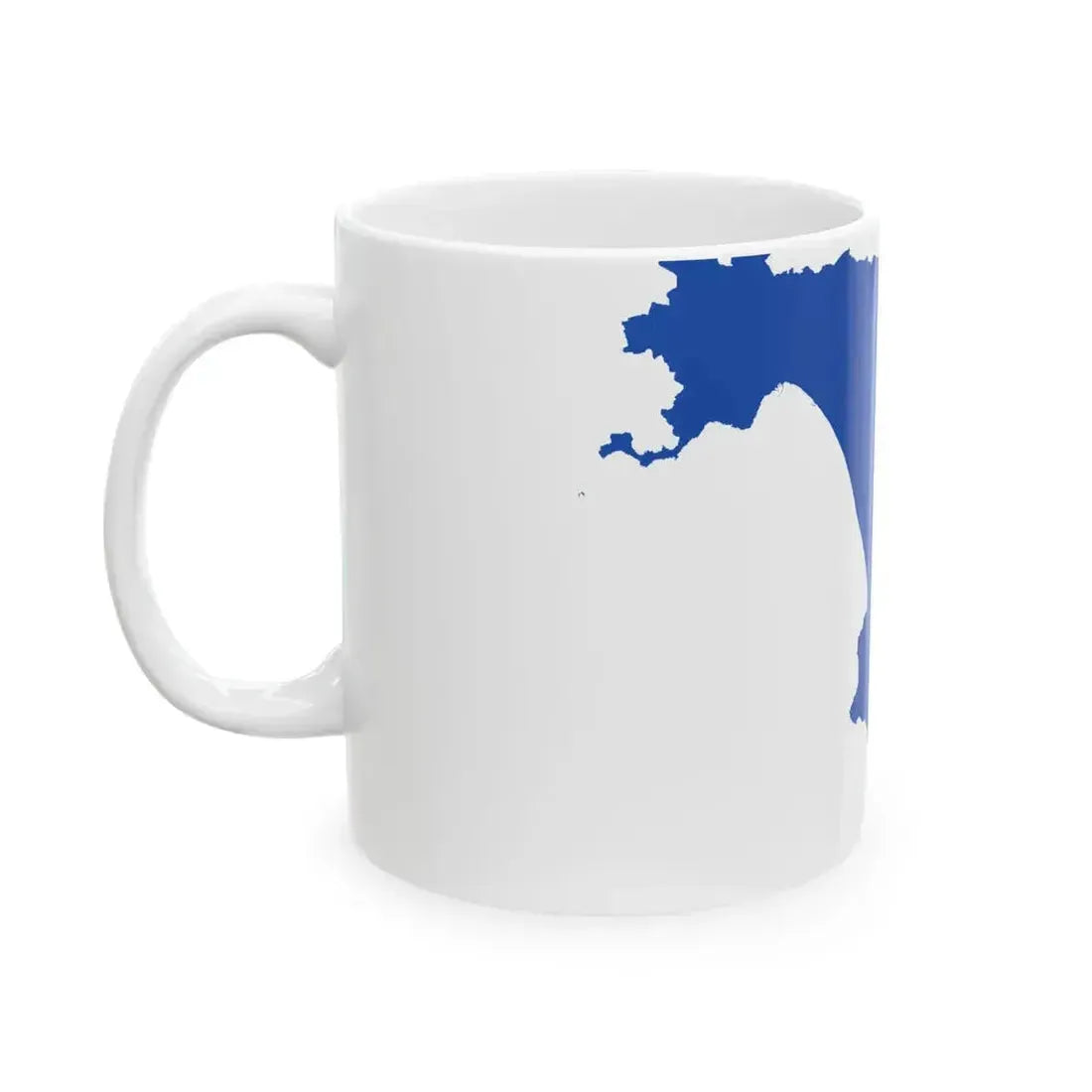 Flag map of the Province of Salerno (Italy) White Coffee Mug - Go Mug Yourself