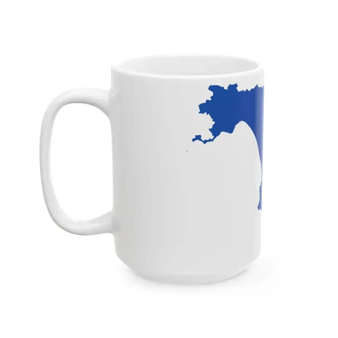 Flag map of the Province of Salerno (Italy) White Coffee Mug - Go Mug Yourself