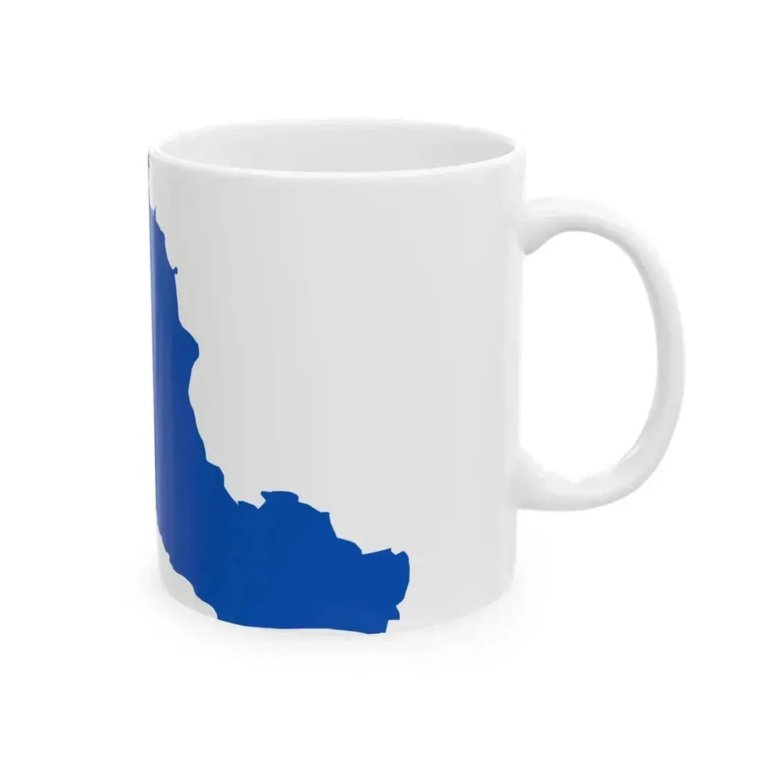 Flag map of the Province of Taranto (Italy) White Coffee Mug - Go Mug Yourself