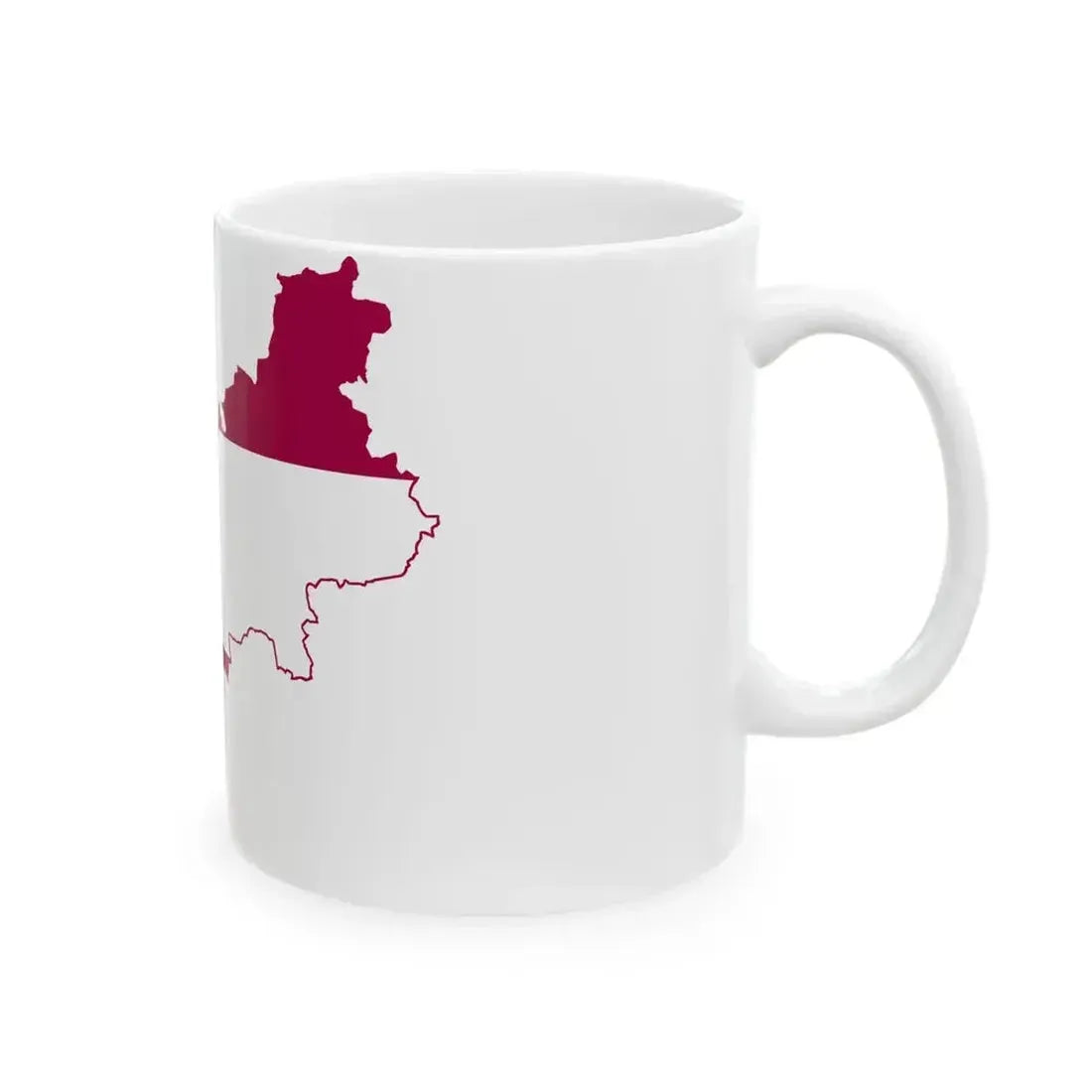 Flag map of the Province of Trento (Italy) White Coffee Mug - Go Mug Yourself
