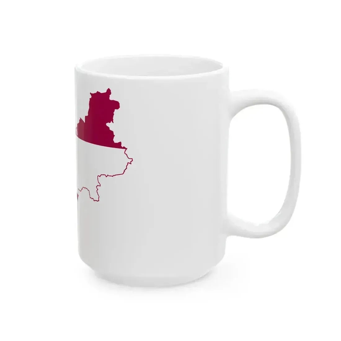 Flag map of the Province of Trento (Italy) White Coffee Mug - Go Mug Yourself