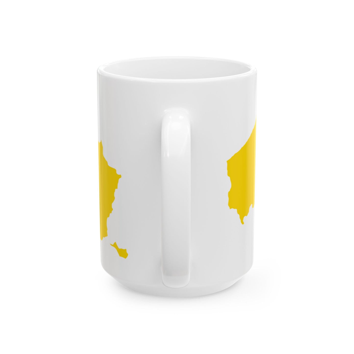 Flag map of the Region of Flanders (Belgium) White Coffee Mug-Go Mug Yourself