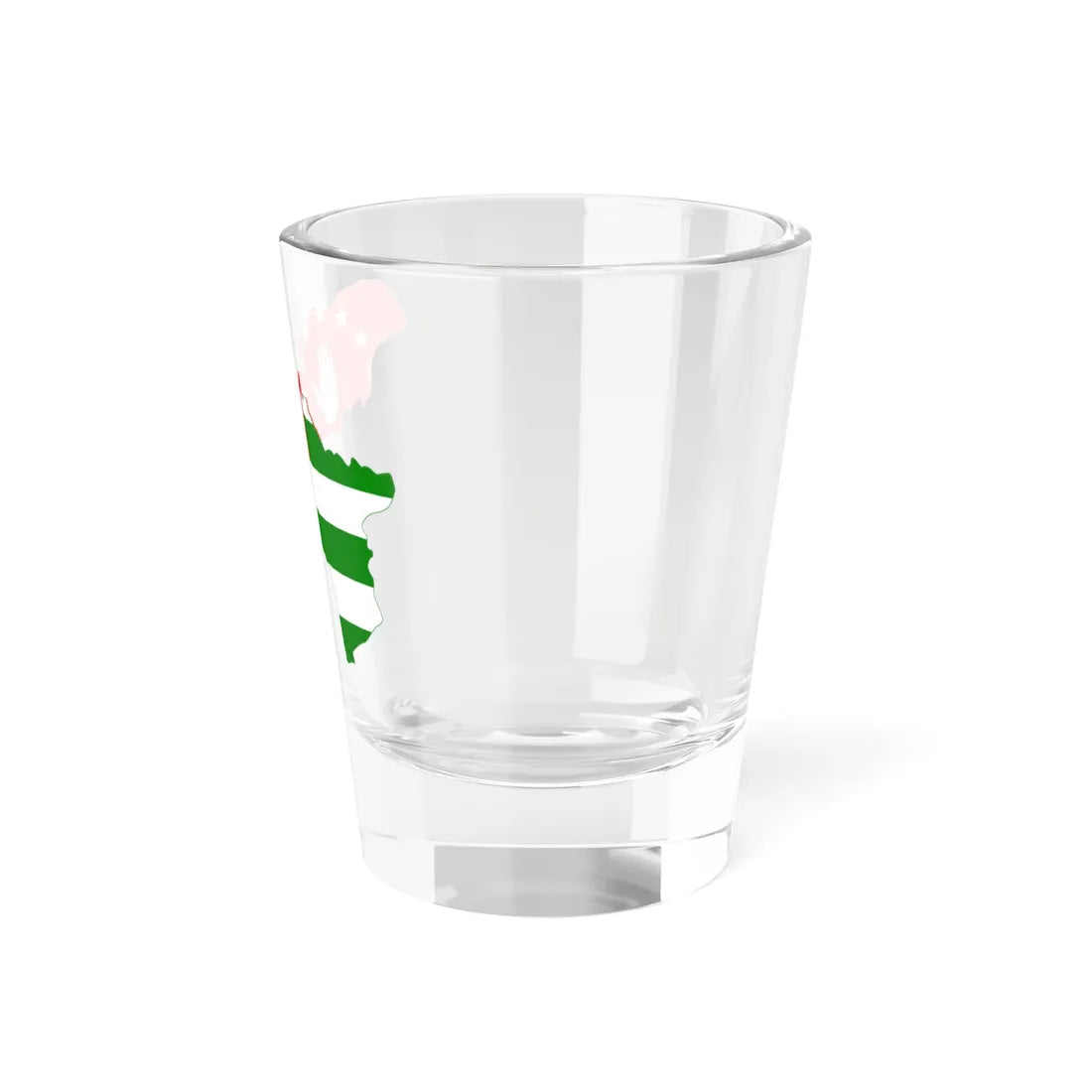 Flag-map of the Republic of Abkhazia Shot Glass 1.5oz - Go Mug Yourself