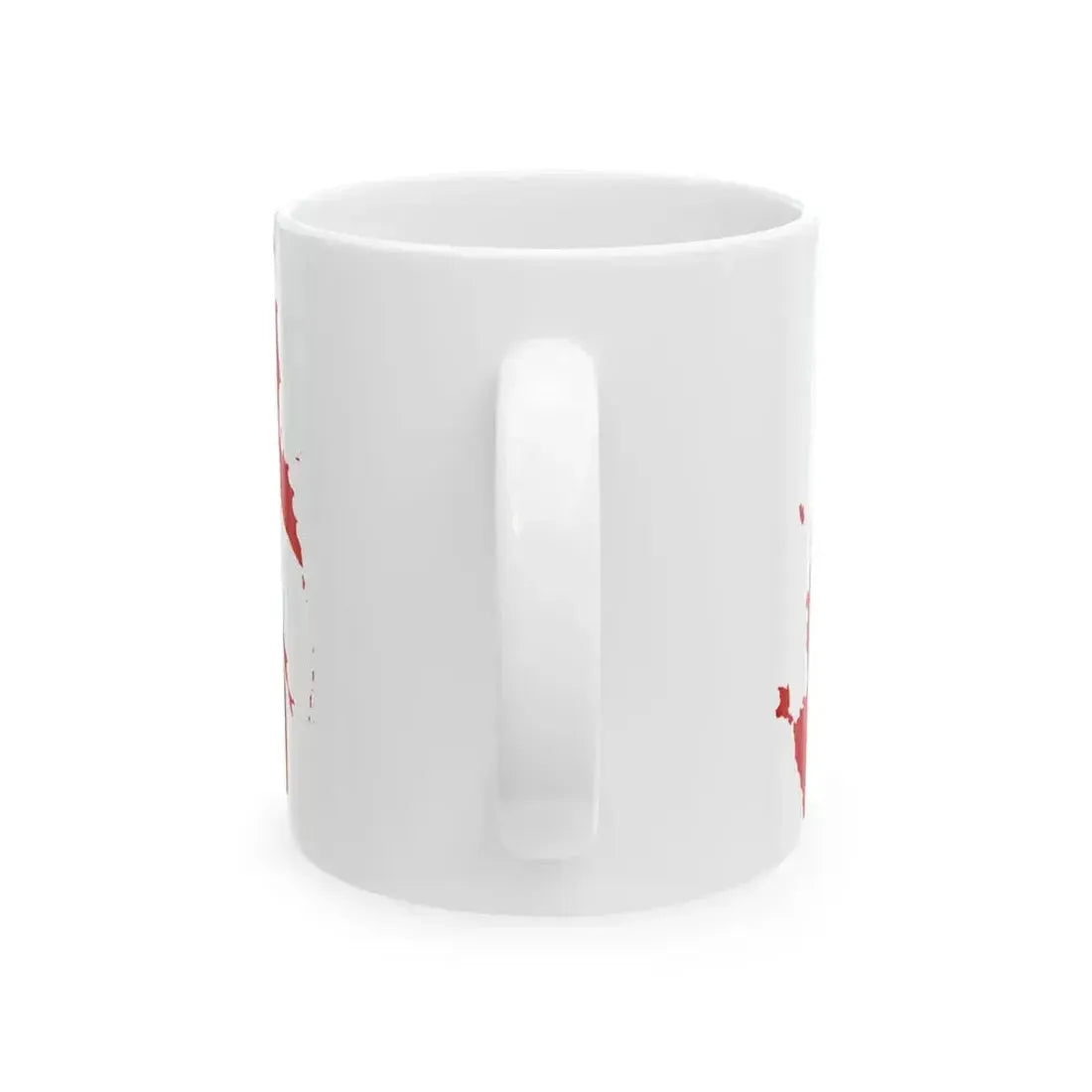 Flag map of the Russian SFSR 1945-1954 (Russia) White Coffee Mug - Go Mug Yourself