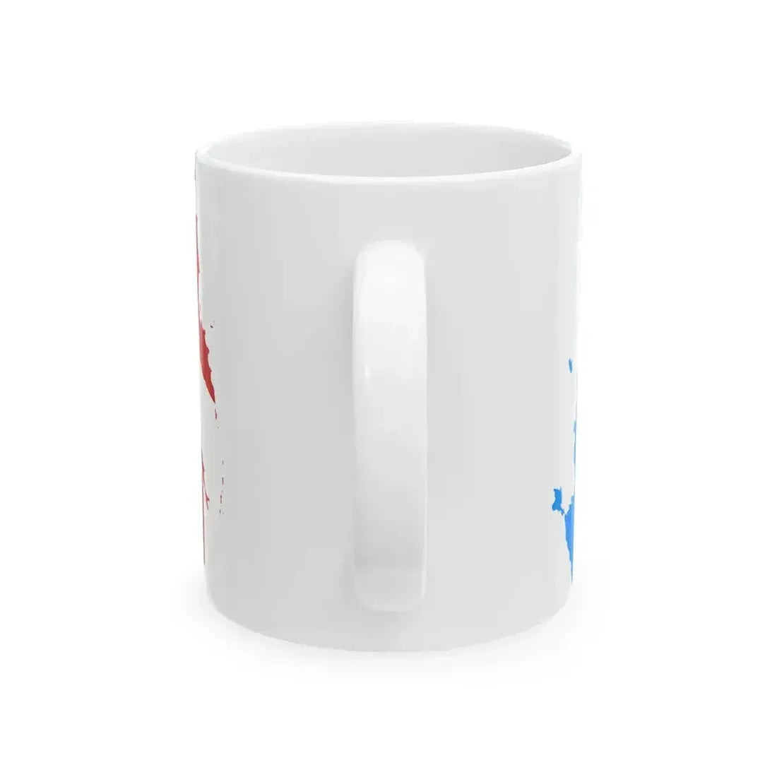Flag map of the Russian SFSR 1954 (Russia) White Coffee Mug - Go Mug Yourself