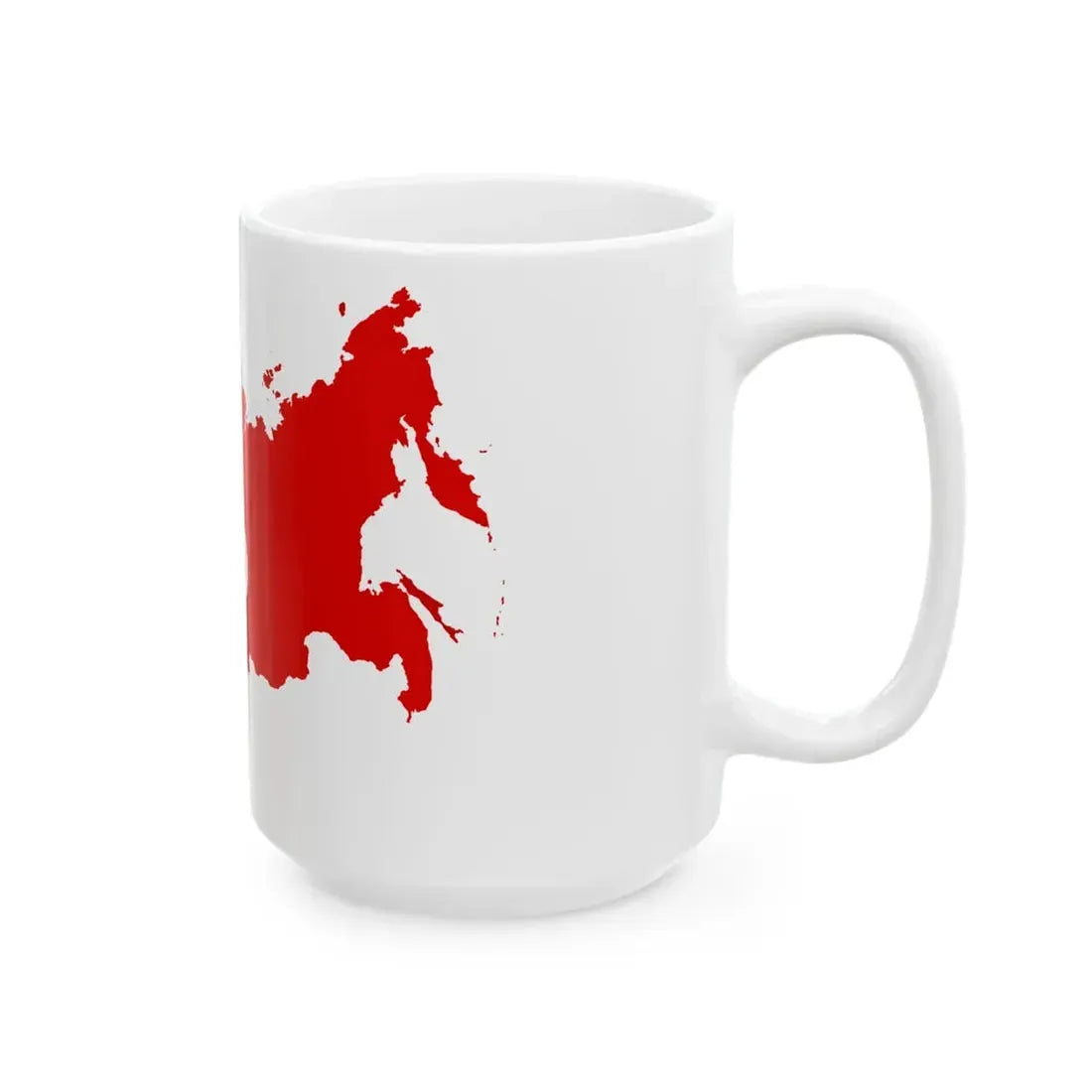 Flag-map of the Soviet Union Comecon (Russia) White Coffee Mug - Go Mug Yourself