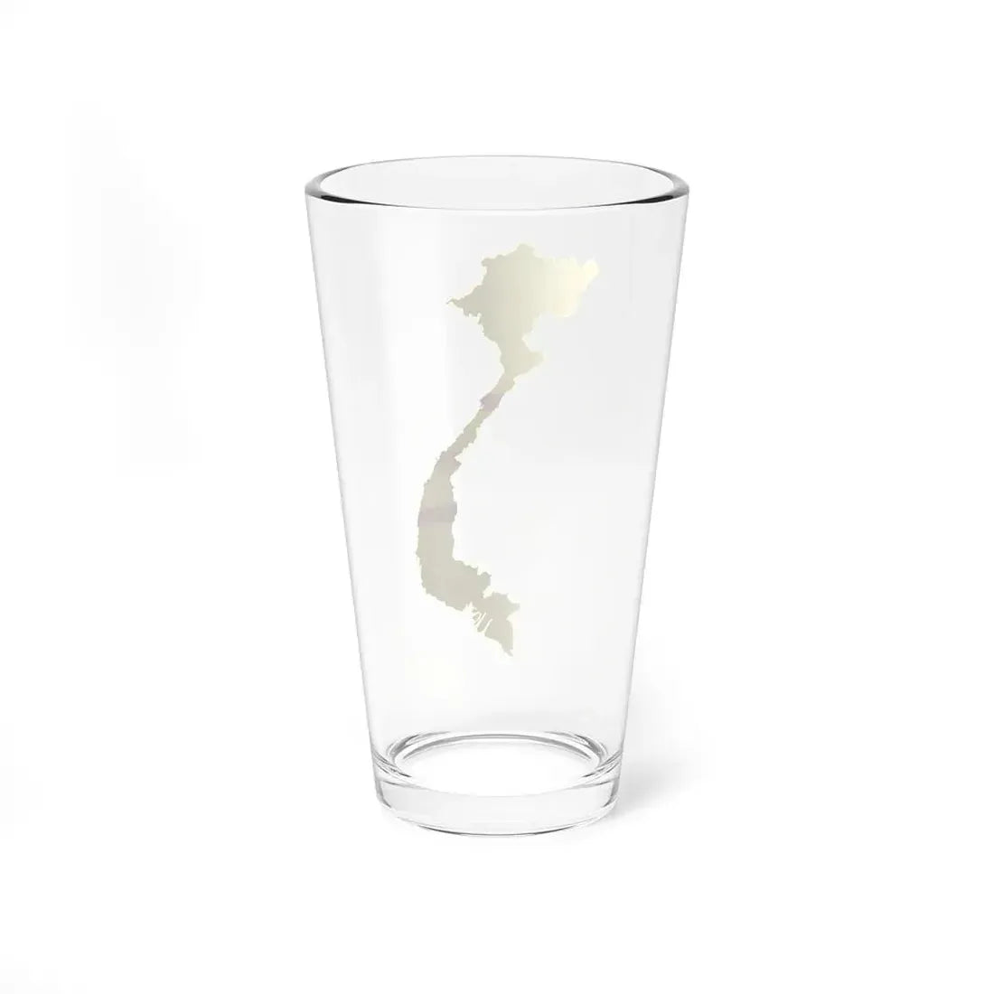 Flag map of the State of Vietnam (Vietnam) Pint Glass 16oz - Go Mug Yourself