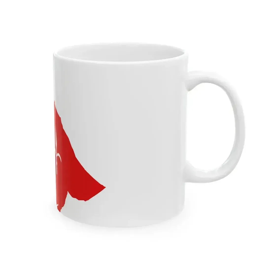 Flag map of Trieste (Italy) White Coffee Mug - Go Mug Yourself