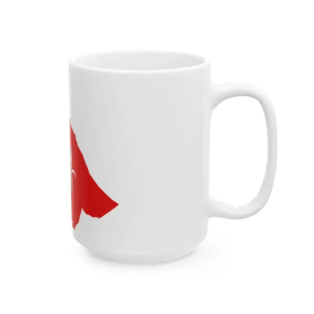 Flag map of Trieste (Italy) White Coffee Mug - Go Mug Yourself