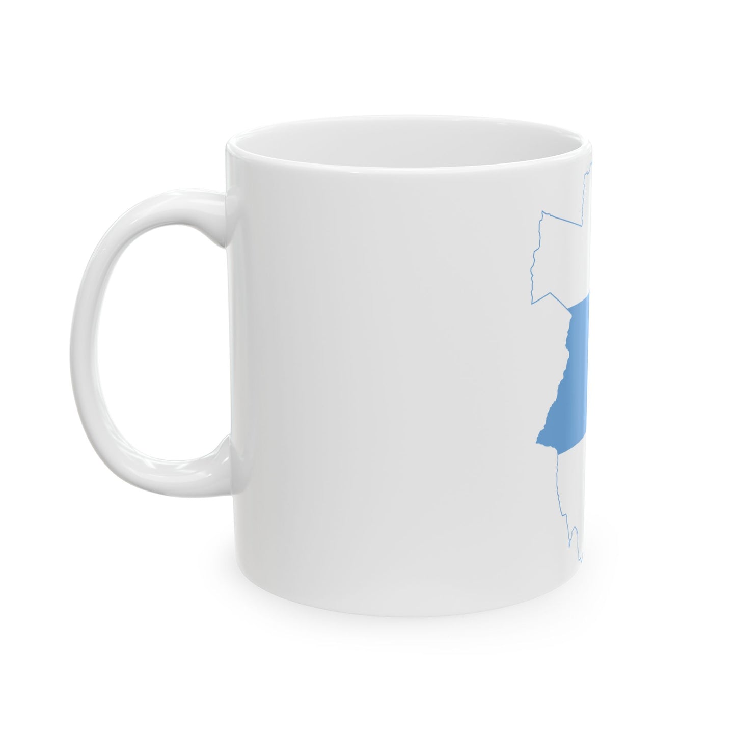 Flag-map of Tucuman Province (Argentina) White Coffee Mug-Go Mug Yourself