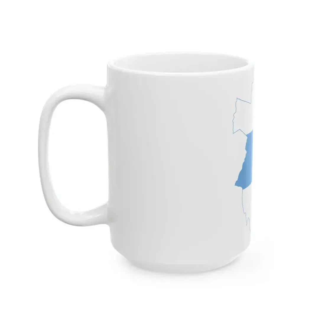 Flag-map of Tucuman Province (Argentina) White Coffee Mug - Go Mug Yourself