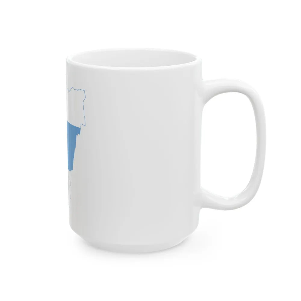 Flag-map of Tucuman Province (Argentina) White Coffee Mug - Go Mug Yourself