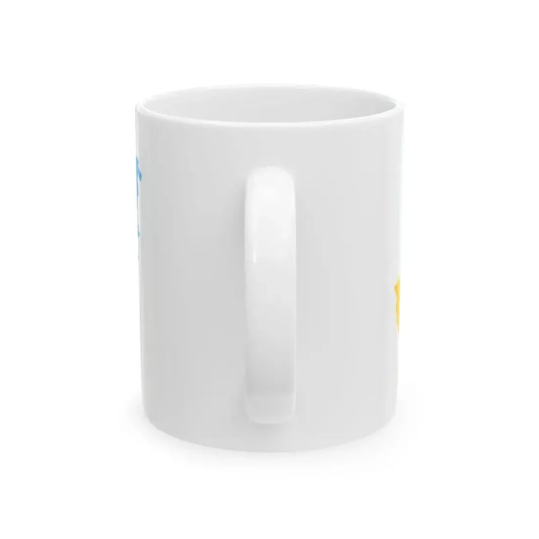 Flag-map of Tuva (Russia) White Coffee Mug - Go Mug Yourself