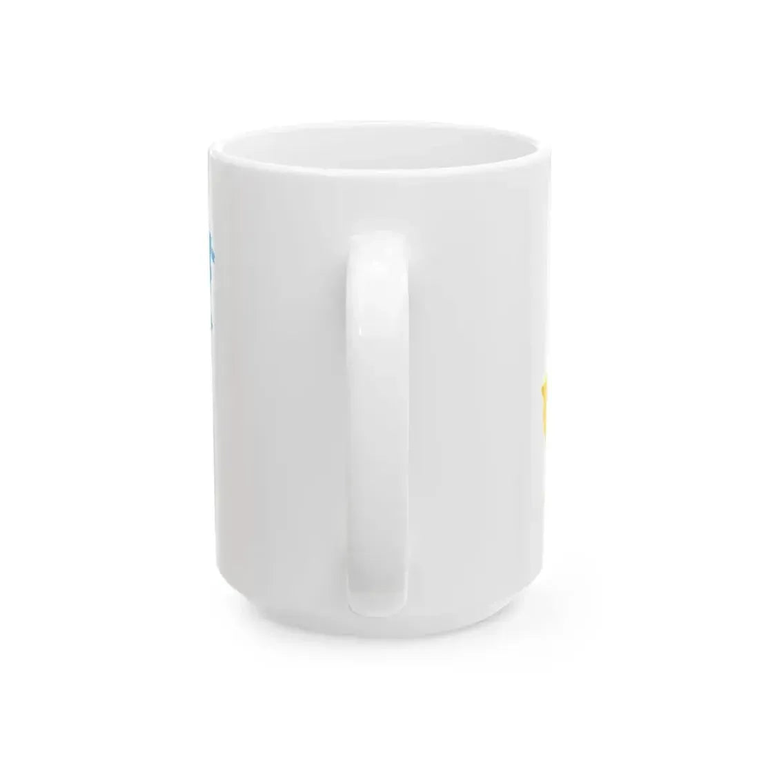 Flag-map of Tuva (Russia) White Coffee Mug - Go Mug Yourself