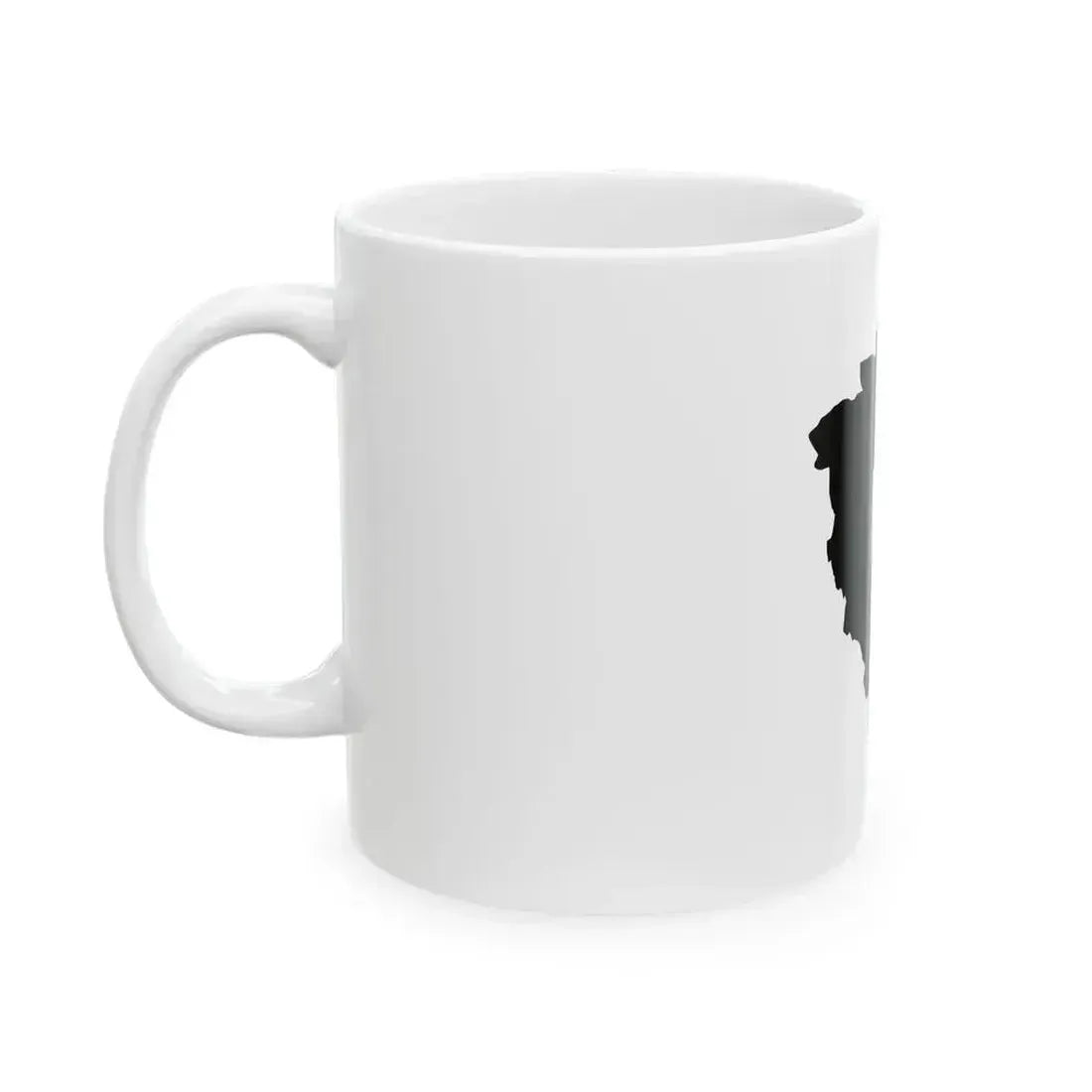 Flag map of Udine (Italy) White Coffee Mug - Go Mug Yourself