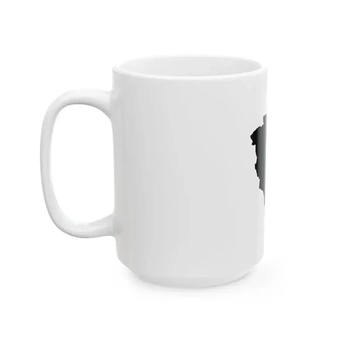 Flag map of Udine (Italy) White Coffee Mug - Go Mug Yourself