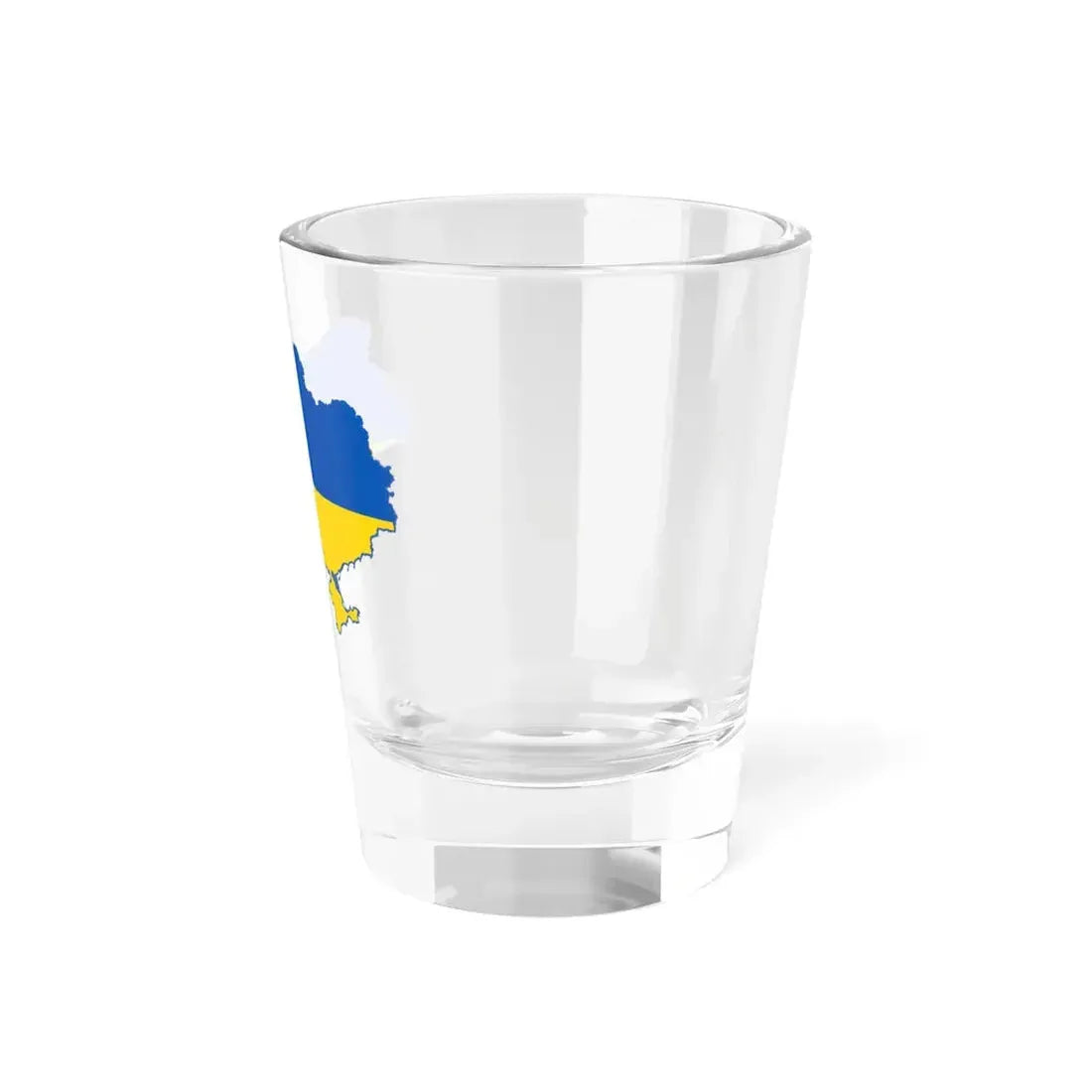 Flag map of Ukraine Belgorod (Ukraine) Shot Glass 1.5oz - Go Mug Yourself