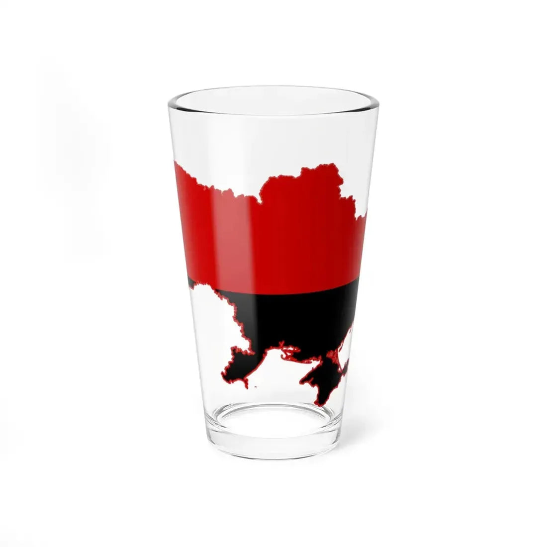Flag map of Ukraine OUN-r (Ukraine) Pint Glass 16oz 16oz - Go Mug Yourself