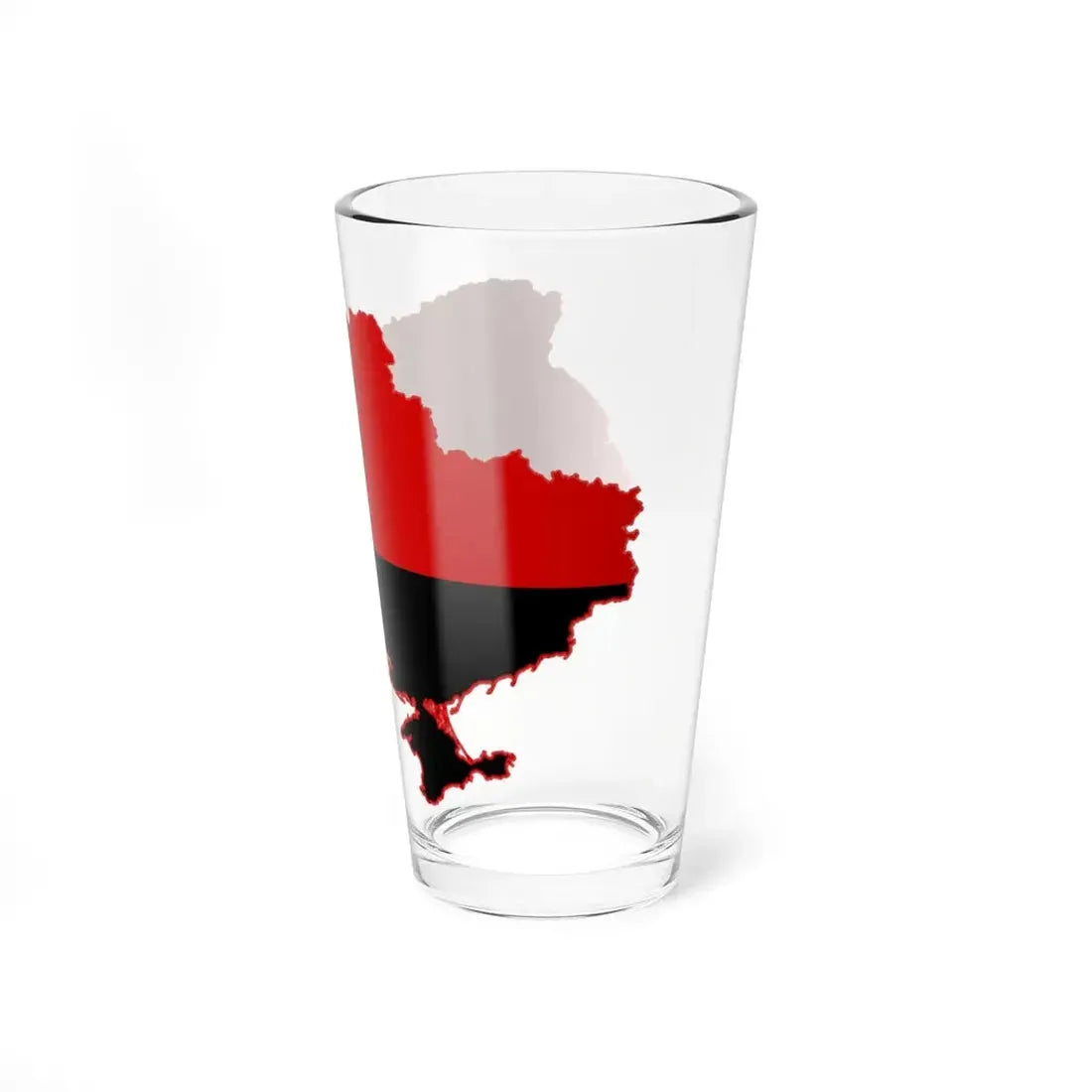 Flag map of Ukraine OUN-r (Ukraine) Pint Glass 16oz - Go Mug Yourself
