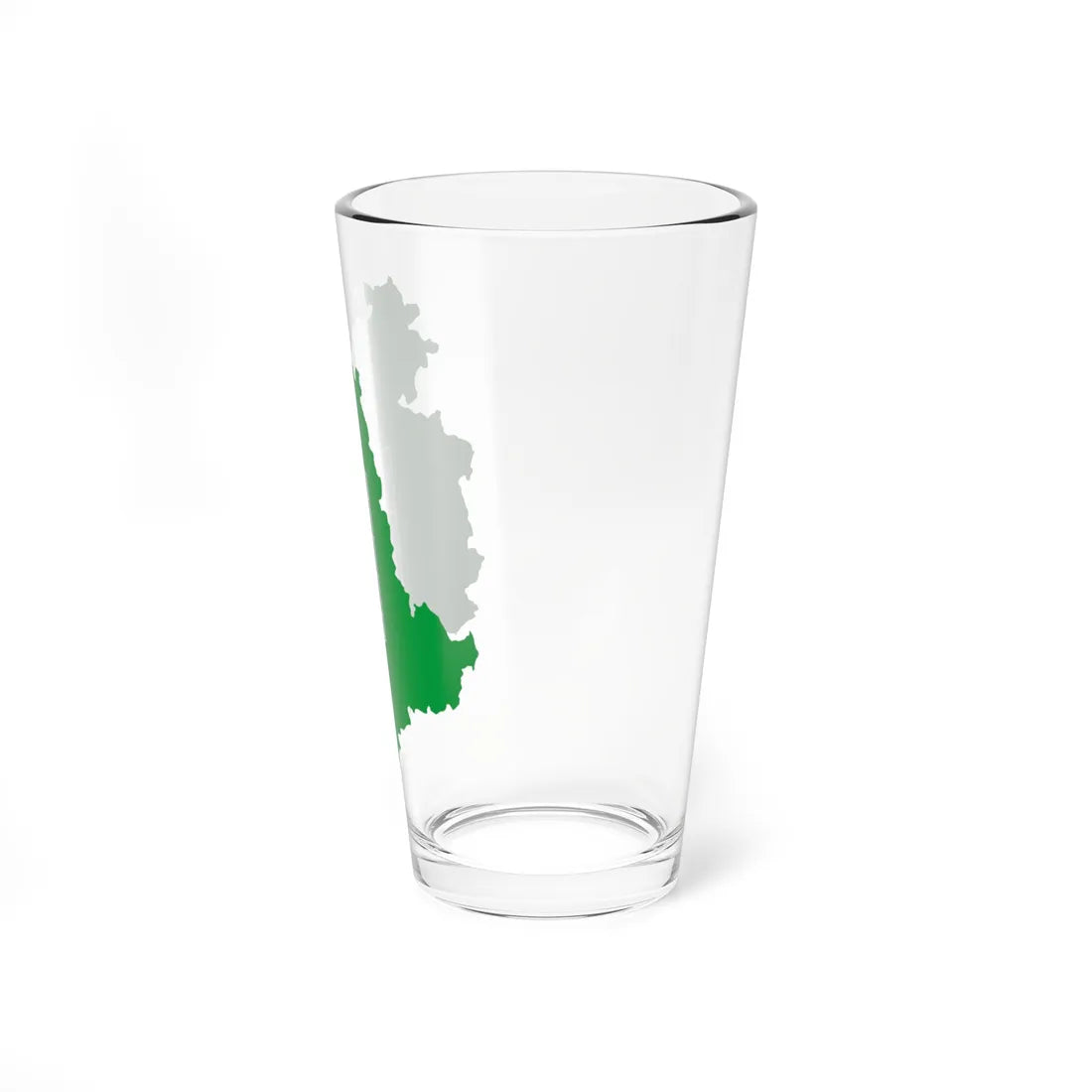 Flag map of Umbria (Italy) Pint Glass 16oz - Go Mug Yourself