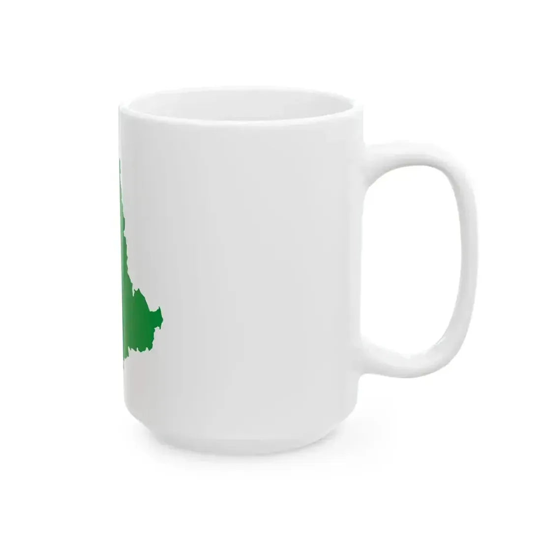Flag map of Umbria (Italy) White Coffee Mug - Go Mug Yourself