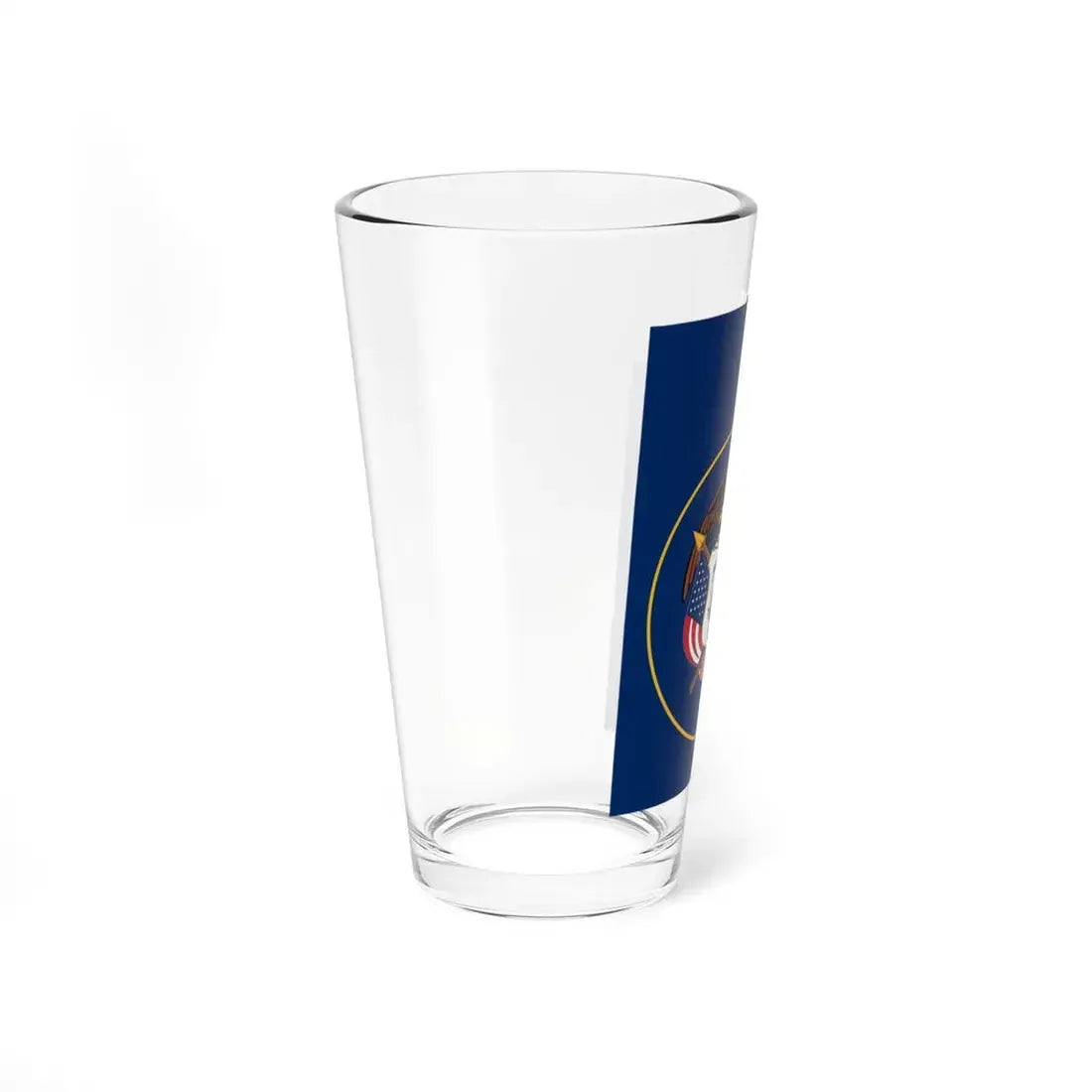 Flag-map of Utah (United States) Pint Glass 16oz - Go Mug Yourself