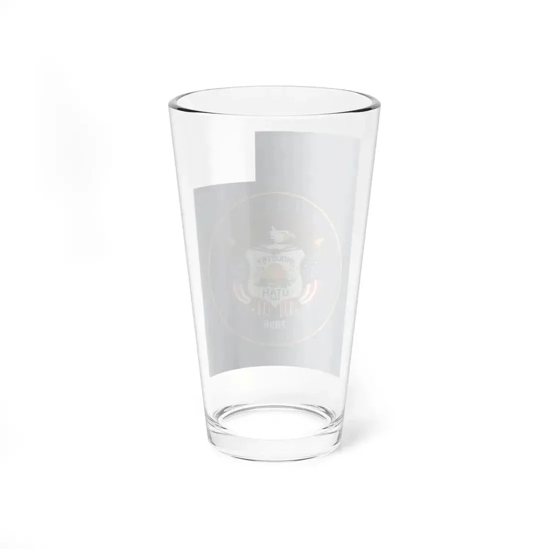 Flag-map of Utah (United States) Pint Glass 16oz - Go Mug Yourself