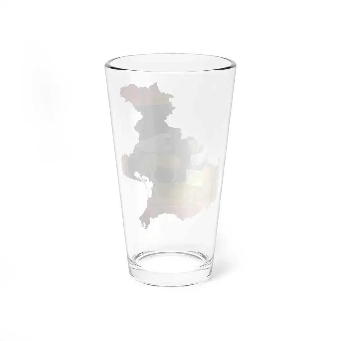 Flag map of Veneto (Italy) Pint Glass 16oz - Go Mug Yourself
