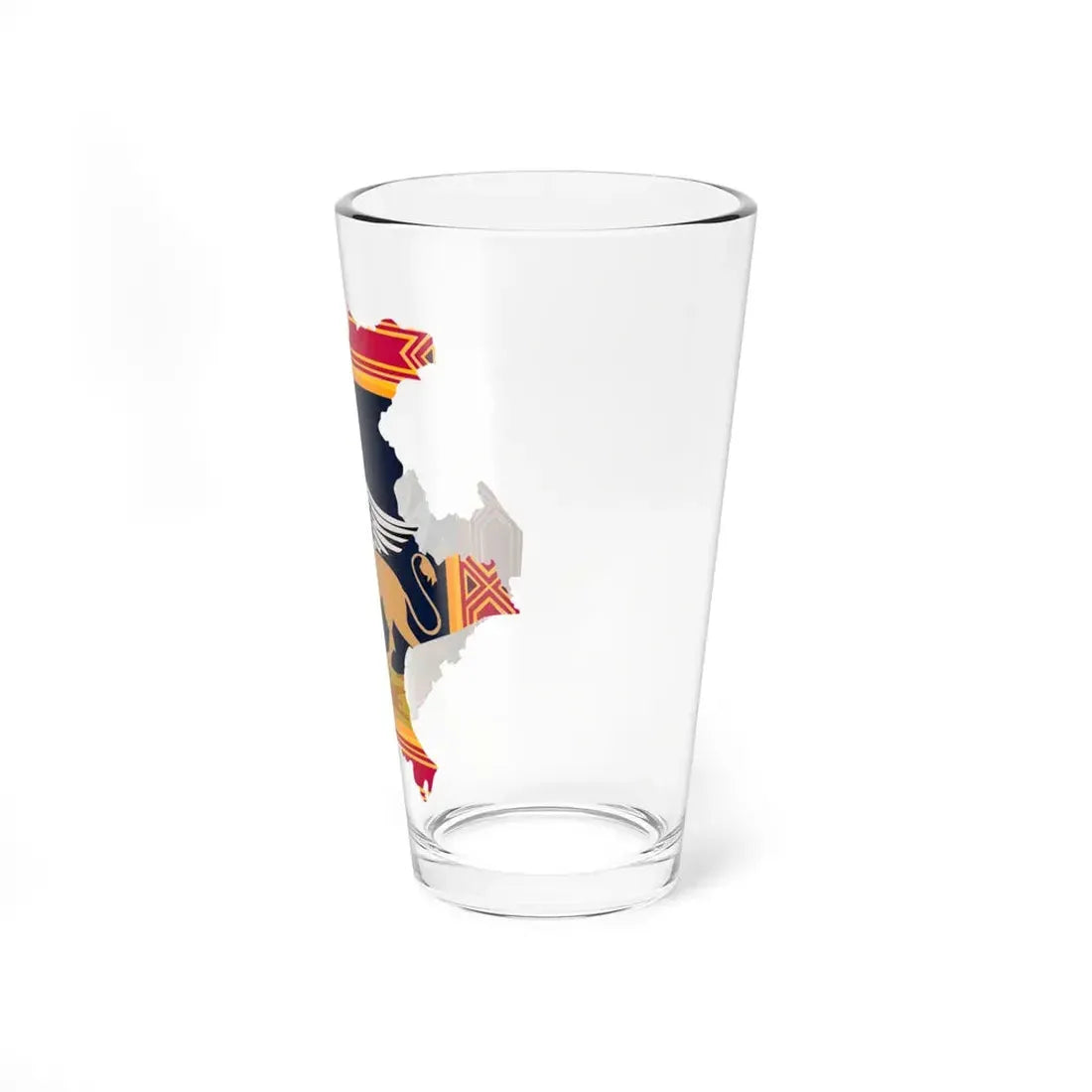 Flag-map of Veneto (Italy) Pint Glass 16oz - Go Mug Yourself