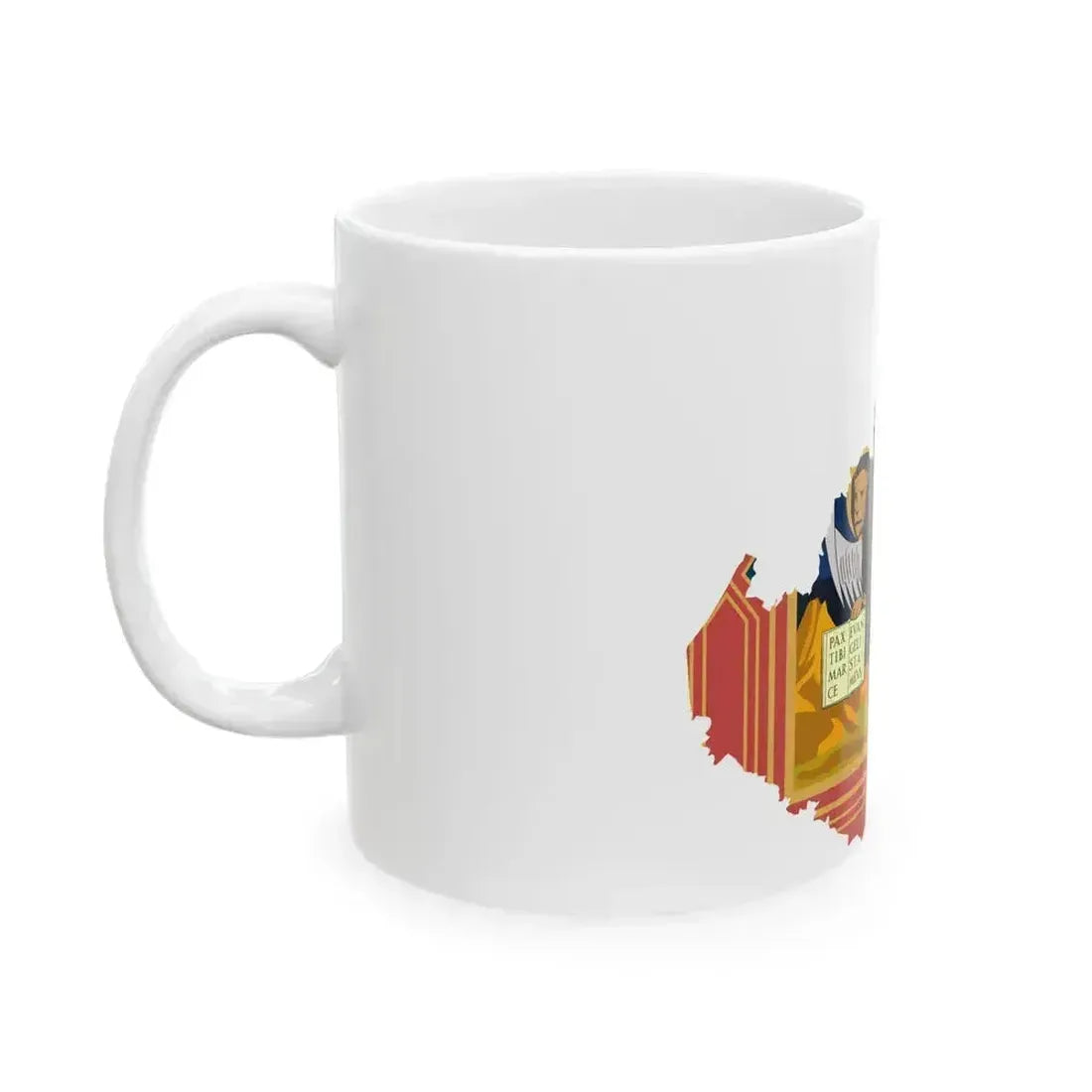 Flag map of Veneto (Italy) White Coffee Mug - Go Mug Yourself