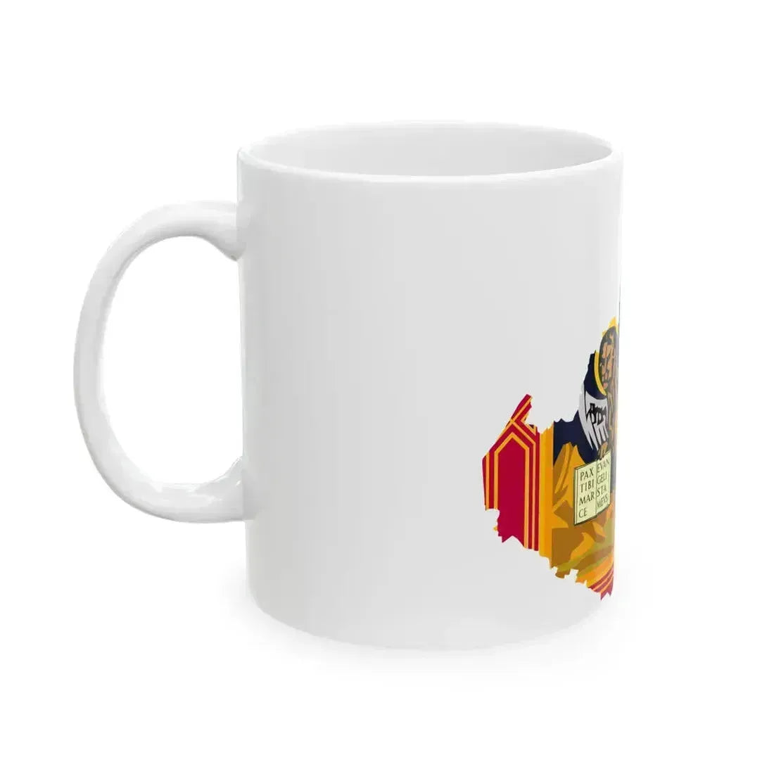 Flag-map of Veneto (Italy) White Coffee Mug - Go Mug Yourself