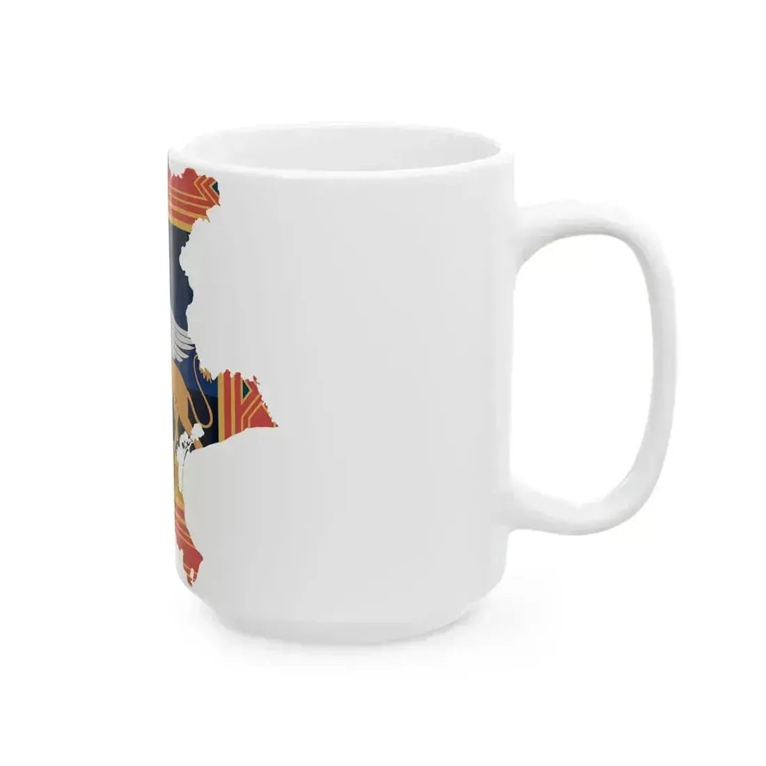 Flag map of Veneto (Italy) White Coffee Mug - Go Mug Yourself