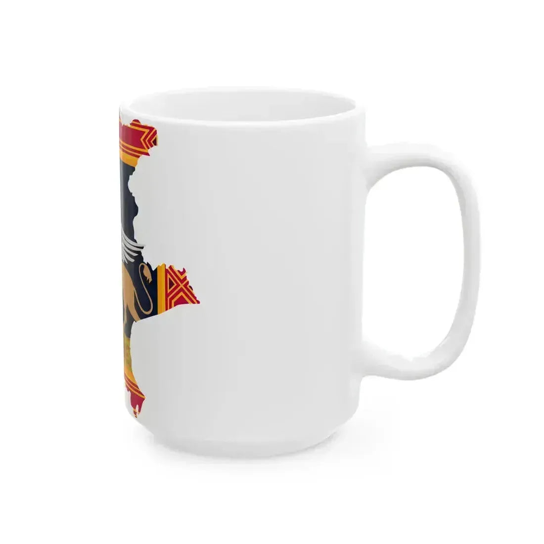 Flag-map of Veneto (Italy) White Coffee Mug - Go Mug Yourself