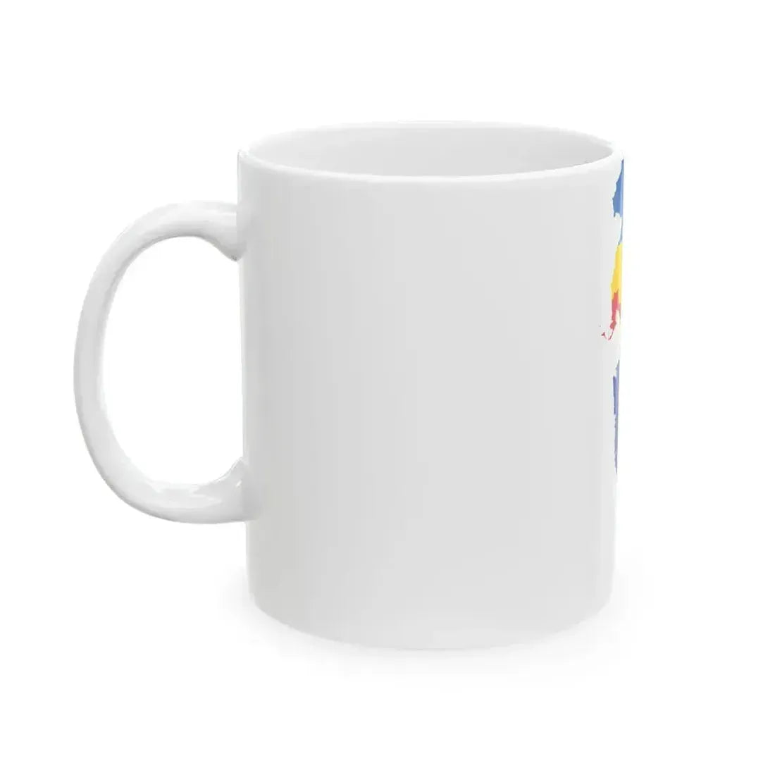 Flag map of Venezia Giulia (Italy) White Coffee Mug - Go Mug Yourself