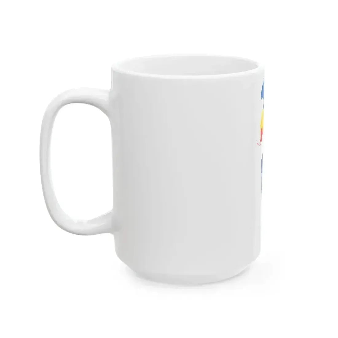 Flag map of Venezia Giulia (Italy) White Coffee Mug - Go Mug Yourself