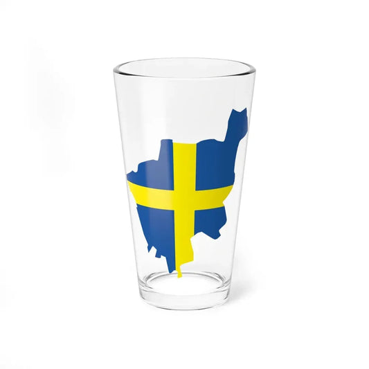 Flag-map of Verona (Italy) Pint Glass 16oz 16oz - Go Mug Yourself