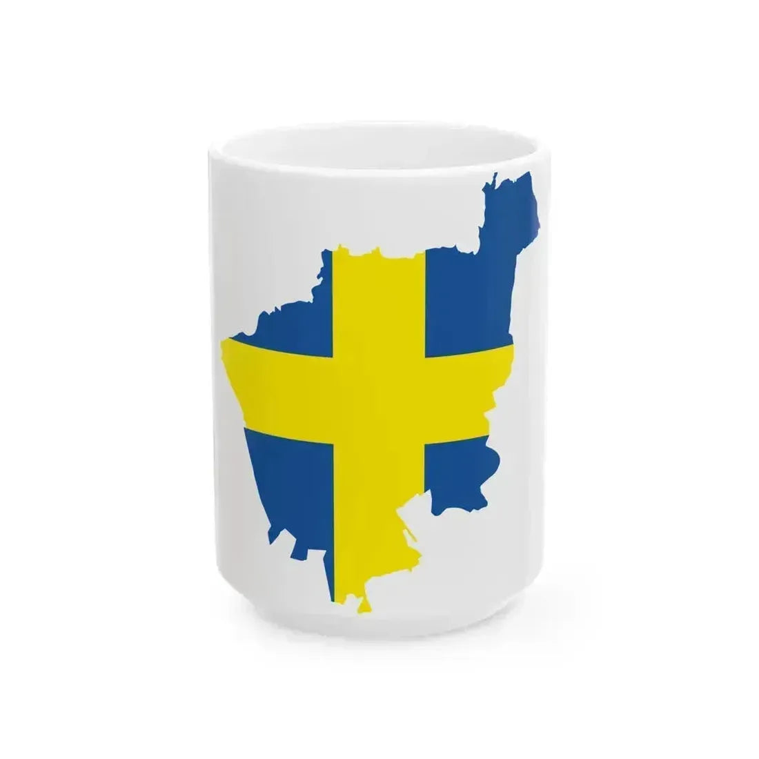 Flag map of Verona (Italy) White Coffee Mug 15oz - Go Mug Yourself