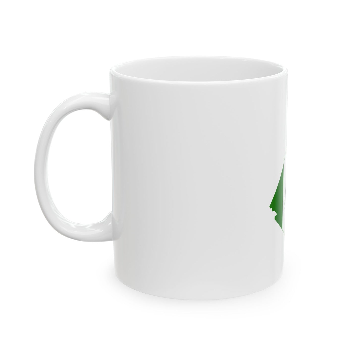 Flag-map of Yukon (Canada) White Coffee Mug-Go Mug Yourself